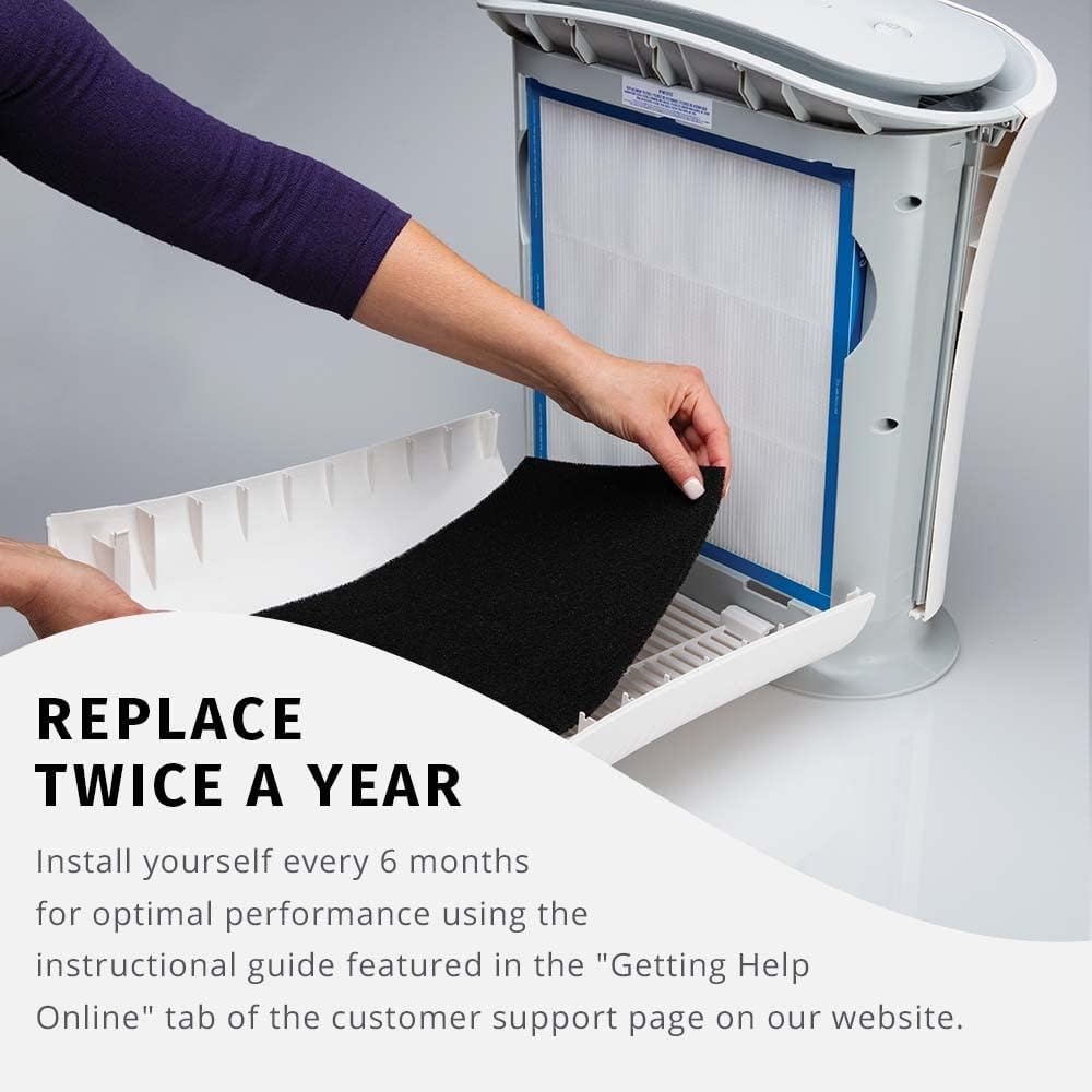 image:imageHomedics TotalClean Replacement Odor Filter Works with Homedics AP25 Air Purifier amp AF20FL Air Filter Prefilter Reduces Household OdorsAF25