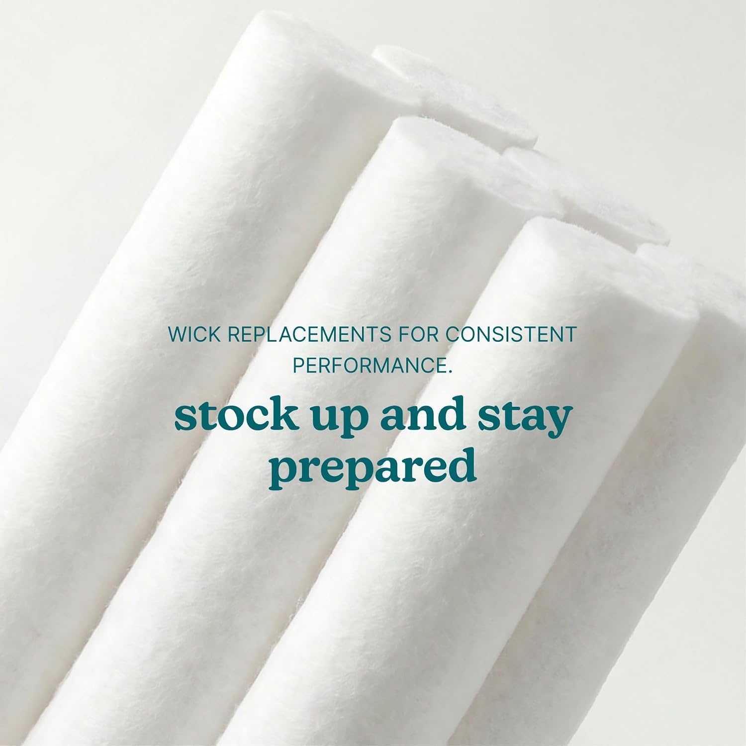 image:imageHomedics TotalComfort Replacement Wicks Pack of 6 Humidifier Filters Cotton Refill Sponges Replacement Filter Wicks for Portable Mini Ultrasonic Humidifiers Fits UHECMP15 UHECMP16 UHECMP17