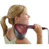 image:imageHoMedics Compact Percussion Handheld Heated Massager Adjustable Intensity Dual Pivoting Heads 2 Sets Interchangeable Nodes Muscle Kneading for Back Shoulders Feet Legs Head amp Neck