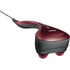 image:imageHoMedics Compact Percussion Handheld Heated Massager Adjustable Intensity Dual Pivoting Heads 2 Sets Interchangeable Nodes Muscle Kneading for Back Shoulders Feet Legs Head amp Neck