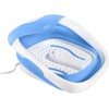image:imageHoMedics Compact Pro Spa Collapsible Footbath with Heat Maintenance Vibration Massage ACUNode Surface Improves Circulation Soothe Tired Muscles Tub for Easy Storage Blue and White