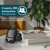 image:imageHoMedics Upper Arm Blood Pressure Monitor Automatic BP Monitor with Easy OneTouch Operation Stores up to 180 Readings 90 Per User Includes One Blood Pressure Cuff and 4 AAA 15v Batteries