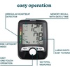 image:imageHoMedics Upper Arm Blood Pressure Monitor Automatic BP Monitor with Easy OneTouch Operation Stores up to 180 Readings 90 Per User Includes One Blood Pressure Cuff and 4 AAA 15v Batteries