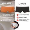 image:imageHomedics 100 Silk Sleep Mask Mulberry Silk Total Blackout Nonslip Grip Adjustable Strap for Custom Fit Hand Washable Comfortable for Travel amp Home  Midnight BlueSunset