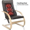 image:imageHomedics 3D Shiatsu Massaging Lounge Chair with 3 Zones 2 Intensity Settings and Flap Soothing Heat Remote Spot Massage and 2Year Warranty