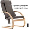 image:imageHomedics 3D Shiatsu Massaging Lounge Chair with 3 Zones 2 Intensity Settings and Flap Soothing Heat Remote Spot Massage and 2Year Warranty