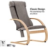 image:imageHomedics 3D Shiatsu Massaging Lounge Chair with 3 Zones 2 Intensity Settings and Flap Soothing Heat Remote Spot Massage and 2Year Warranty