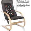 image:imageHomedics 3D Shiatsu Massaging Lounge Chair with 3 Zones 2 Intensity Settings and Flap Soothing Heat Remote Spot Massage and 2Year Warranty