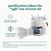 image:imageHomedics 3in1 True HEPA Air Purifier for 975 Sq Ft of CoverageHour  for Home Office and Bedrooms Activated Carbon Filter Prefilter Reduces Bacteria Virus Mold Odors Medium RoomsMedium