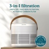 image:imageHomedics 3in1 True HEPA Air Purifier for 975 Sq Ft of CoverageHour  for Home Office and Bedrooms Activated Carbon Filter Prefilter Reduces Bacteria Virus Mold Odors Medium RoomsMedium