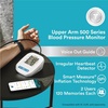 image:imageHomedics 500 Series Bluetooth Upper Arm Blood Pressure Monitor for Home Use  Voice Out Guide Smart Measure Irregular Heartbeat Detection 2 Users 120 Memories Each