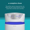 image:imageHomedics 5in1 UVC Air Purifier  360Degree HEPA Filter for 1593 Sq Ft  Extra Large Air Purifiers for Bedroom and Home Essential Oil Pads BuiltIn Timer 5 Speed Settings for Large Rooms WhiteWhite