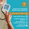 image:imageHomedics 700 Series Arm Blood Pressure Monitor for Home use  5Day Trend View Irregular Heartbeat amp Motion Detection Bluetooth Health App Sync 2 Users Soft Arm Cuff 917Large