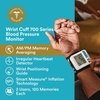 image:imageHomedics 700 Series Wrist Cuff Blood Pressure Monitor for Home Use  OneTouch Operation Accurate Results 2 Users with Bluetooth Wireless Technology to The Homedics Health App SmartWhite Smart