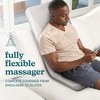 image:imageHomedics Back Massage Cushion with Heat Advanced Shiatsu Therapy  FlexTrack Technology DeepKneading for Pain Relief in Back Shoulders amp Leg Muscles Lightweight amp Portable
