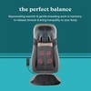 image:imageHomedics Back Massager with Heat Shiatsu Neck and Back Massage Cushion  Shiatsu Elite II Heated Neck 3 Different Massage Styles Comes with Controller and Chair Straps Back Massager with HeatGrey