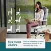 image:imageHomedics Back Massager with Heat Shiatsu Neck and Back Massage Cushion  Shiatsu Elite II Heated Neck 3 Different Massage Styles Comes with Controller and Chair Straps Back Massager with HeatGrey