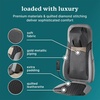 image:imageHomedics Back Massager with Heat Shiatsu Neck and Back Massage Cushion  Shiatsu Elite II Heated Neck 3 Different Massage Styles Comes with Controller and Chair Straps Back Massager with HeatGrey