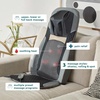 image:imageHomedics Back Massager with Heat Shiatsu Neck and Back Massage Cushion  Shiatsu Elite II Heated Neck 3 Different Massage Styles Comes with Controller and Chair Straps Back Massager with HeatGrey