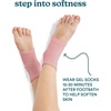 image:imageHomedics Bubble Bliss Deluxe Footbath Gift Set Maintain Heat Foot Spa  Invigorating Bubbles 3 Massage Attachments Pumice Stone Moisturizing Heel Socks amp Splash Guard for Ultimate RelaxationPink