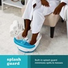 image:imageHomedics Bubble Mate Foot Spa Toe Touch Controlled Foot Bath  with Invigorating Bubbles and Splash Proof Raised Massage Nodes and Removable Pumice Stone