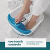 image:imageHomedics Bubble Mate Foot Spa Toe Touch Controlled Foot Bath  with Invigorating Bubbles and Splash Proof Raised Massage Nodes and Removable Pumice Stone