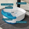 image:imageHomedics Bubble Mate Foot Spa Toe Touch Controlled Foot Bath  with Invigorating Bubbles and Splash Proof Raised Massage Nodes and Removable Pumice Stone