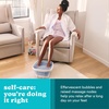 image:imageHomedics Collapsible Foot Spa with Heat Bubbles amp Vibration Massage  Foot Bath Safe for Bath Salts Portable Pedicure Spa Deep Soak Basin Adjustable Temperature Easy Storage