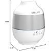 image:imageHomedics Cool Mist Humidifier Large Air Humidifiers 7Color NightLight  for Bedroom Plants OfficeCool Mist Essential Oil Pads and BuiltIn Timer 7Color NightLight 2 Mist Settings WhiteHumidifiers