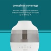 image:imageHomedics Cool Mist Humidifier Large Air Humidifiers 7Color NightLight  for Bedroom Plants OfficeCool Mist Essential Oil Pads and BuiltIn Timer 7Color NightLight 2 Mist Settings WhiteHumidifiers