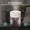 image:imageHomedics Cool Mist Humidifiers for Bedroom Home Nursery Office Plants   Total Comfort UVC Ultrasonic Humidifier Leak Resistant Design 097 Gallon Tank 35 Hour Run Time Quiet Night Light