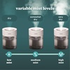 image:imageHomedics Cool Mist Humidifiers for Bedroom Home Nursery Office Plants   Total Comfort UVC Ultrasonic Humidifier Leak Resistant Design 097 Gallon Tank 35 Hour Run Time Quiet Night Light