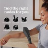 image:imageHomedics Deep Tissue Percussion Massager with 3 Speeds 5 Attachments and Long Handle for HardtoReach Areas