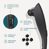 image:imageHomedics Deep Tissue Percussion Massager with 3 Speeds 5 Attachments and Long Handle for HardtoReach Areas
