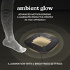 image:imageHomedics Digital Bathroom Scale MotionSensing Ambient Center Illumination  Sleek Tempered Glass HighPrecision Weight Measurement Up to 400 lbs Sustainable Design WhiteBlack