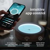 image:imageHomedics Drift 10 Wood Sand Table Zen Stress Relief Black Walnut  App Controlled Moving Sand Art for DeskBlack Walnut
