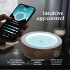 image:imageHomedics Drift 10 Wood Sand Table Zen Stress Relief Black Walnut  App Controlled Moving Sand Art for DeskWhite Ash