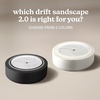 image:imageHomedics Drift Sandscape Perpetual Motion Machine 21 Inch Large BlackCream