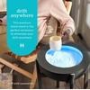 image:imageHomedics Drift Sandscape Solid Wood Sand Table Stand 16 Stand Only  Compatible drift 16 ST300BK and ST300CE Black Walnut Stand Only Drift Sold SeparatelyBlack