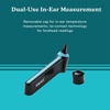 image:imageHomedics DualUse Ear and Forehead Thermometer inEar NoTouch Infrared  Instant Results in 1 Second ColorCoded Readings Reliable and Accurate Body and Object Temperature