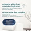 image:imageHomedics Fireside Ultrasonic Humidifier 026Gal Visible FlameEffect  Medium Rooms Cool Mist 026Gal TopFill Tank Dry Air Relief at Home Breathe amp Sleep Better Aromatherapy