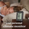 image:imageHomedics HM100 Indoor Humidity Monitor EasyRead Hygrometer  to Monitor Indoor Air Comfort Fahrenheit and Celsius BatteryOperated Room Thermometer for Home