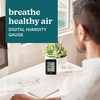 image:imageHomedics HM100 Indoor Humidity Monitor EasyRead Hygrometer  to Monitor Indoor Air Comfort Fahrenheit and Celsius BatteryOperated Room Thermometer for Home