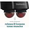 image:imageHomedics Handheld Back Massager with Heat Deep Tissue Percussion Massager  Neck Shoulders amp Body Massage 4 Custom Attachment Sets Dual Node 3 Speeds Comfort Grip Handle Twin Percussion Pro1 Count Pack of 1