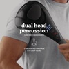 image:imageHomedics Handheld Back Massager with Heat Deep Tissue Percussion Massager  Neck Shoulders amp Body Massage 4 Custom Attachment Sets Dual Node 3 Speeds Comfort Grip Handle Twin Percussion Pro1 Count Pack of 1