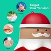 image:imageHomedics Holly Jolly Mini Massager Handheld Cordless Portable and Vibrating for Neck Back Legs Shoulder and Body Santa
