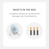 image:imageHomedics Marbelous Mini Massager Vibration Massage with Comfort Grip Batteries Included Blue