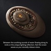 image:imageHomedics Mirra Oceanside Relaxation Fountain  Serene Decorative Home DecorBrown