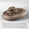 image:imageHomedics Mirra Oceanside Relaxation Fountain  Serene Decorative Home DecorBrown