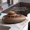 image:imageHomedics Mirra Oceanside Relaxation Fountain  Serene Decorative Home DecorBrown